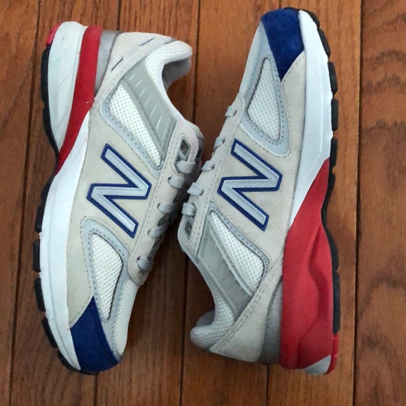 new balance royal white grey